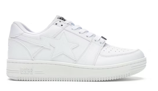 BAPE STA Low Blanc