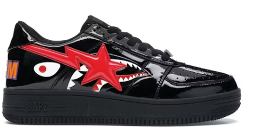 A Bathing Ape BAPE Sta Low Shark Noir