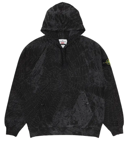 Supreme x Stone Island Hooded Sweatshirt 'Black'